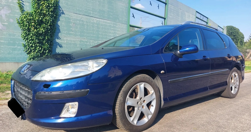 Peugeot 407 cena 9990 przebieg: 242717, rok produkcji 2005 z Poznań małe 46